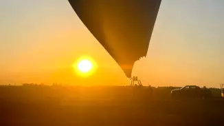 Kettesben a Fellegekben hőlégballonnal Debrecen térségében