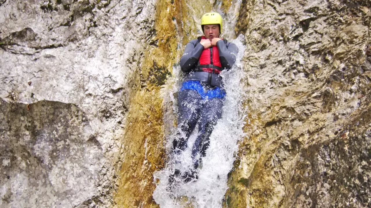 Canyoning kaland profikkal Szlovéniában fő kép