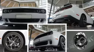 5,7-es, Hemi motoros Dodge Challenger utcai élményvezetés kosár
