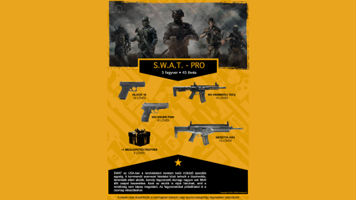 S.W.A.T. 'PRO' – Élménylövészet Egerben 3