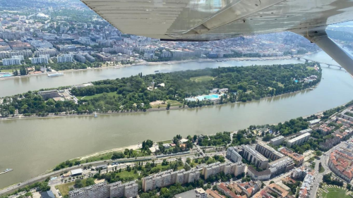 Budapest, Szentendre, Visegrád, Dunakanyar, Esztergom sétarepülés 2