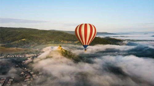 Kettesben a felhők felett! - Privát hőlégballonos repülés Medvesalja tájain 22