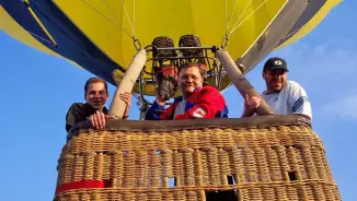 Hőlégballonos repülés Sopron és Szombathely környékén