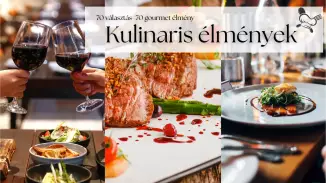 Kulináris utazós élménycsomag- 70 gourmet választás