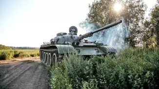 Tankvezetés T-55-ös harckocsival Balatonakalin