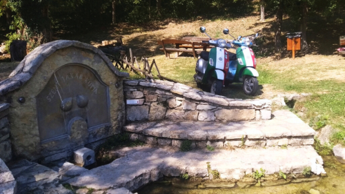 4 órás Vespa robogótúra Nagyvázsonyba kemény 50 köbcentivel 6